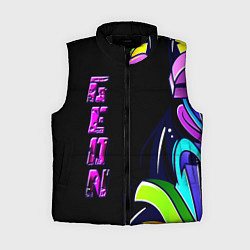 Женский жилет Geon Enduro graffitti, цвет: 3D-черный