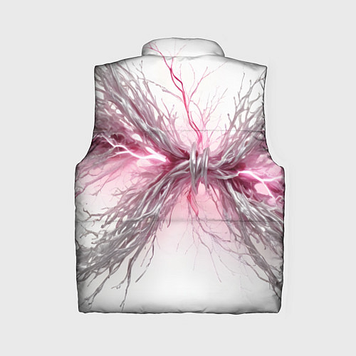Женский жилет Электрическое сплетение / 3D-Светло-серый – фото 2