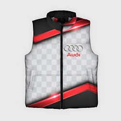 Женский жилет AUDI auto texture, цвет: 3D-светло-серый