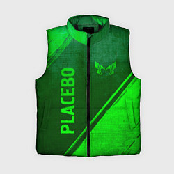 Женский жилет Placebo - green gradient вертикально, цвет: 3D-черный