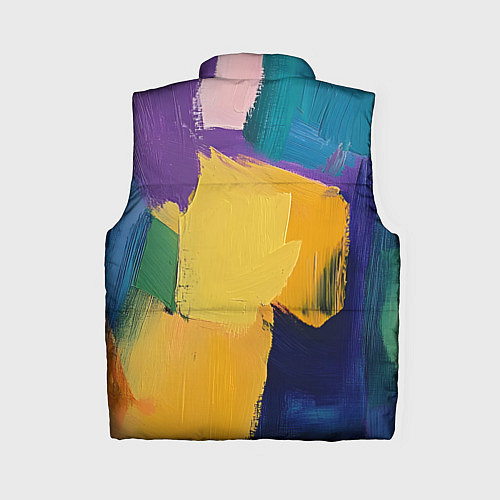 Женский жилет Мазки красок / 3D-Красный – фото 2