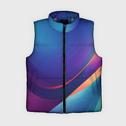 Женский жилет Красивый градиент абстракция
