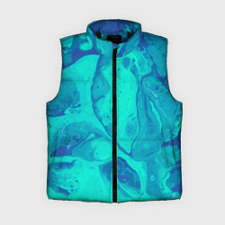 Женский жилет Эффект размытых красок, цвет: 3D-черный