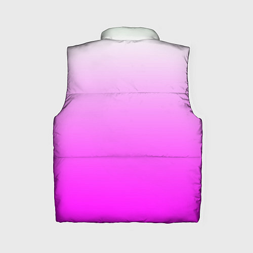 Женский жилет Gradient color pink / 3D-Красный – фото 2