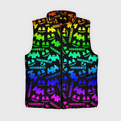 Женский жилет Marshmello neon steel pattern, цвет: 3D-красный