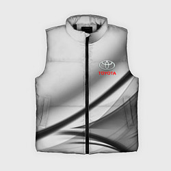 Женский жилет Toyota texrure grey, цвет: 3D-черный