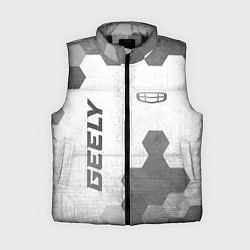 Женский жилет Geely - white gradient вертикально