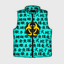 Женский жилет Resident Evil japan pattern, цвет: 3D-светло-серый