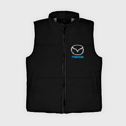 Женский жилет Mazda logo auto, цвет: 3D-светло-серый