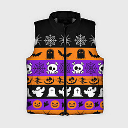 Женский жилет Монстры на хэллоуин, цвет: 3D-светло-серый