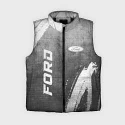 Женский жилет Ford - grey gradient вертикально