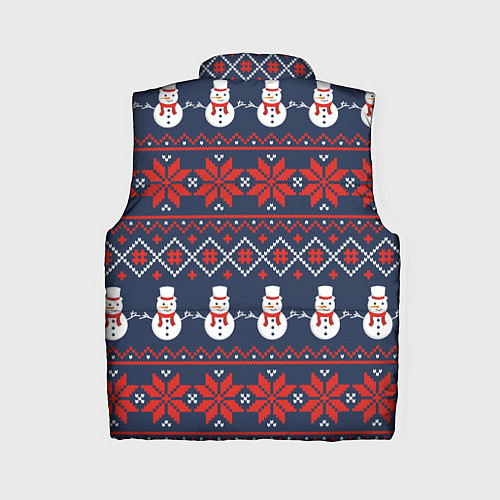 Женский жилет Christmas Background / 3D-Красный – фото 2