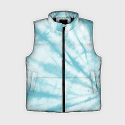 Женский жилет Голубой тай дай