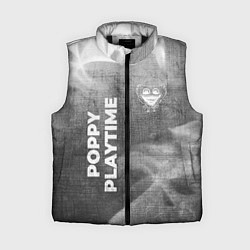 Женский жилет Poppy Playtime - grey gradient вертикально