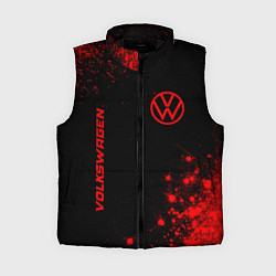 Женский жилет Volkswagen - red gradient вертикально
