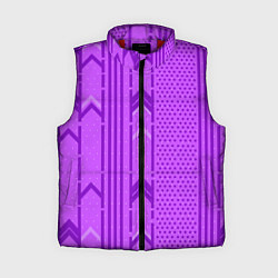 Женский жилет Закулисье фиолетовые обои