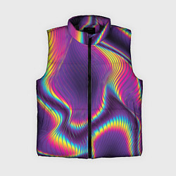 Женский жилет Неон - волны