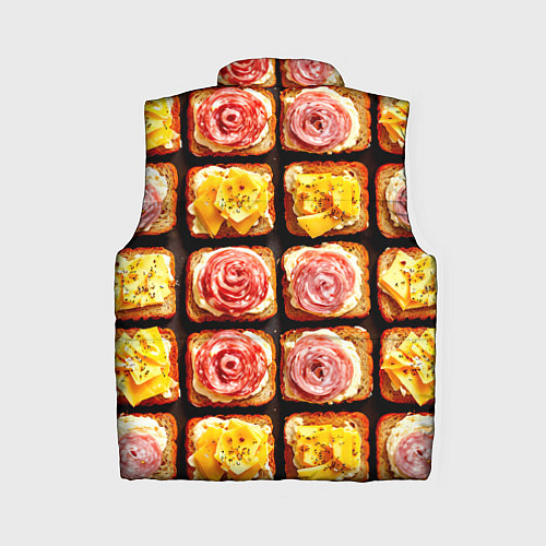 Женский жилет Бутерброды / 3D-Красный – фото 2