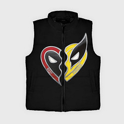 Женский жилет Deadpool and Wolverine best friends, цвет: 3D-черный