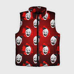 Женский жилет Funny clown Art in blood, цвет: 3D-красный