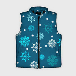 Женский жилет Резные снежинки