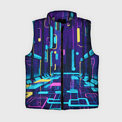 Женский жилет Неоновый парк, цвет: 3D-светло-серый
