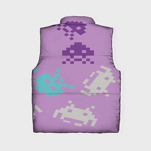 Женский жилет Пиксели / 3D-Красный – фото 2