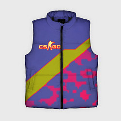 Женский жилет Counter strike camo line, цвет: 3D-черный