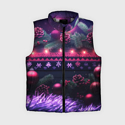 Женский жилет Праздничное настроение, цвет: 3D-светло-серый