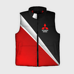 Женский жилет Mitsubishi - черный и красный, цвет: 3D-красный