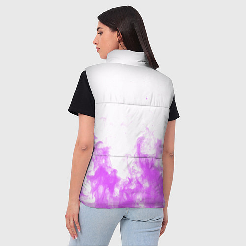 Женский жилет Monster energy neon flame / 3D-Светло-серый – фото 4