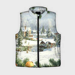 Женский жилет Рождественская атмосфсра