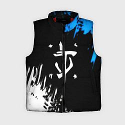 Женский жилет Doom краски лого текстура