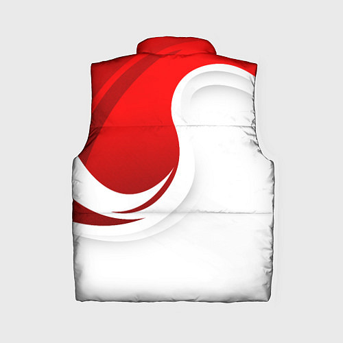 Женский жилет Россия - красный и белый / 3D-Красный – фото 2