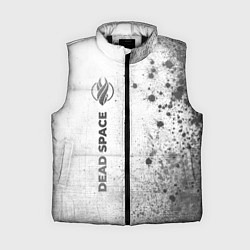 Женский жилет Dead Space - white gradient по-вертикали, цвет: 3D-черный
