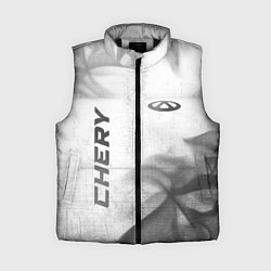 Женский жилет Chery - white gradient вертикально