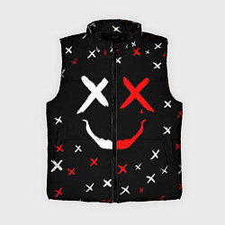 Женский жилет Smile face, цвет: 3D-черный