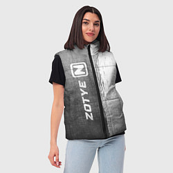 Женский жилет Zotye - grey gradient по-вертикали, цвет: 3D-черный — фото 2