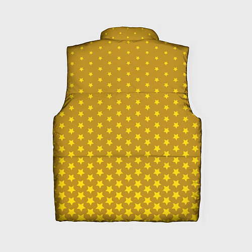 Женский жилет Золотые звезды / 3D-Светло-серый – фото 2
