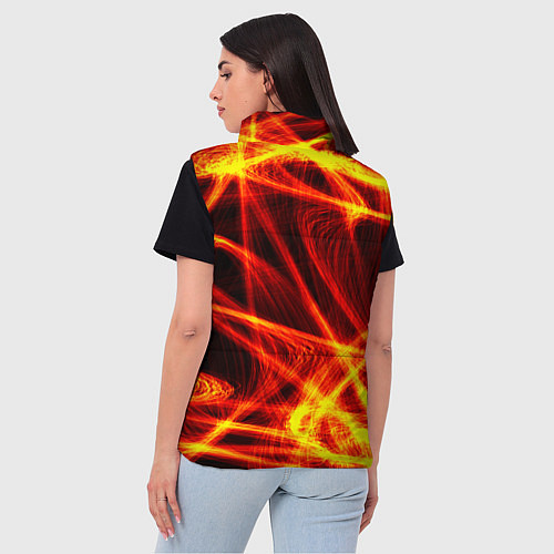 Женский жилет Огненный трек / 3D-Светло-серый – фото 4