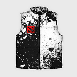 Женский жилет Дота 2 - белые брызги