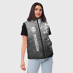 Женский жилет Motorhead - grey gradient по-вертикали, цвет: 3D-черный — фото 2