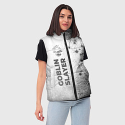 Женский жилет Goblin Slayer - white gradient по-вертикали, цвет: 3D-черный — фото 2