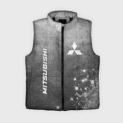 Женский жилет Mitsubishi - grey gradient вертикально, цвет: 3D-черный
