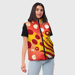 Женский жилет Африканский паттерн, цвет: 3D-черный — фото 2