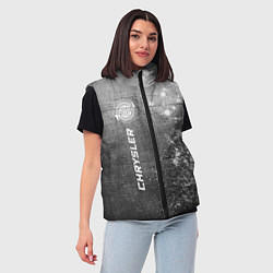 Женский жилет Chrysler - grey gradient по-вертикали, цвет: 3D-черный — фото 2