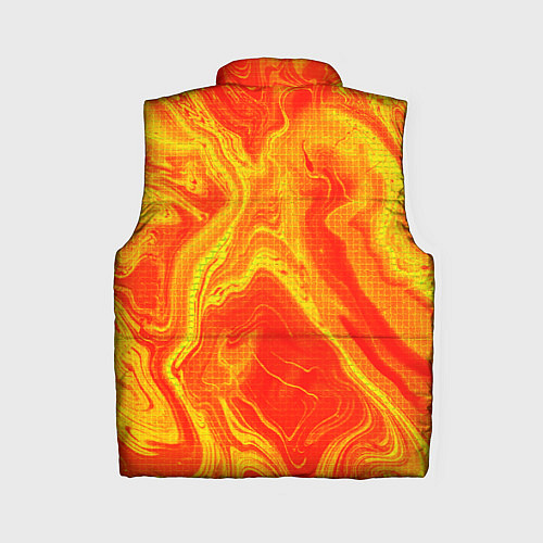 Женский жилет Огненный жёлто-красный / 3D-Красный – фото 2