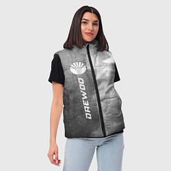 Женский жилет Daewoo - grey gradient по-вертикали, цвет: 3D-черный — фото 2