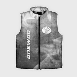 Женский жилет Daewoo - grey gradient вертикально, цвет: 3D-черный