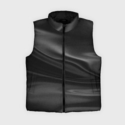 Женский жилет Текстура драпированного шелка, цвет: 3D-черный